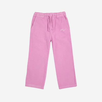 Bobo Choses pink corduroy straight pants