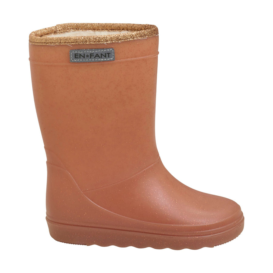 Thermoboots metallic mocha bisque