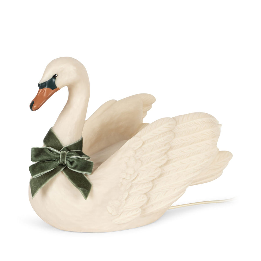 Swan lamp beige