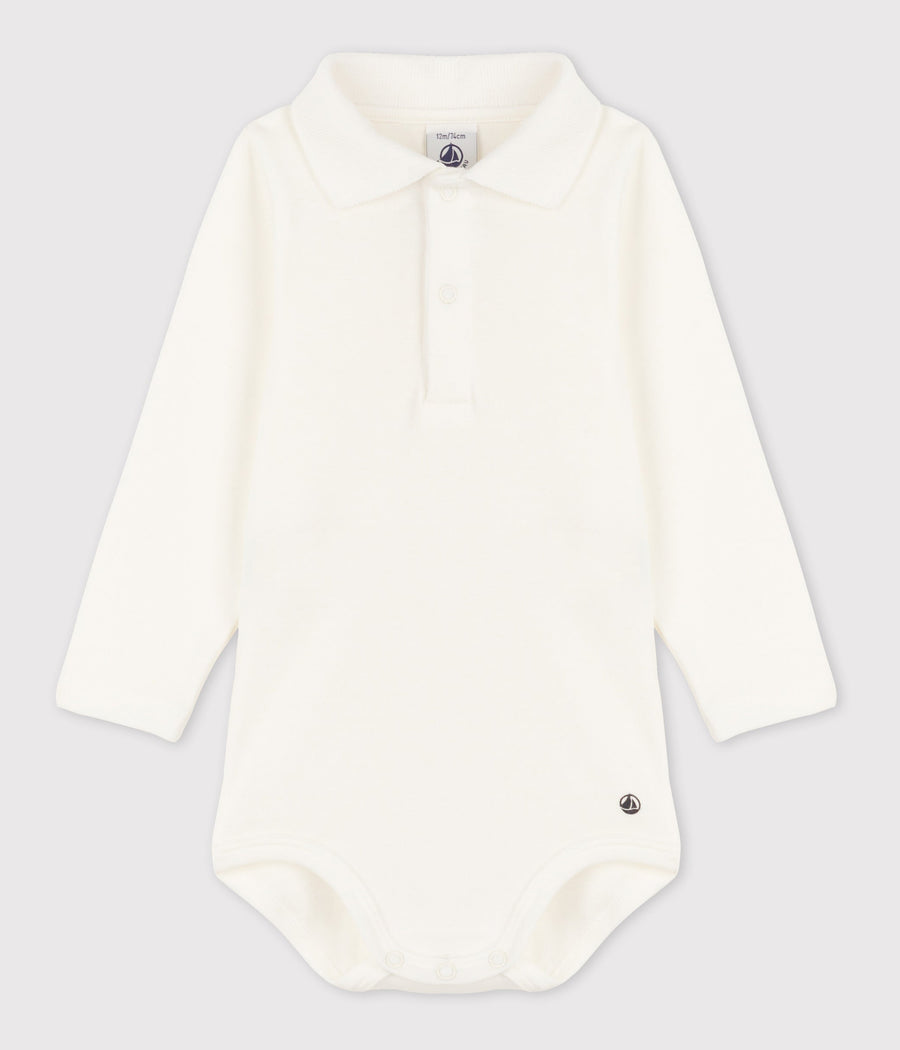 Polo romper crème